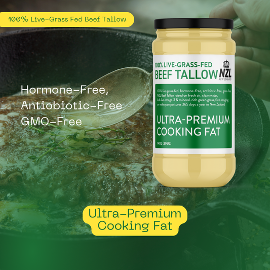 100% Live-Grass-Fed Beef Tallow NZL