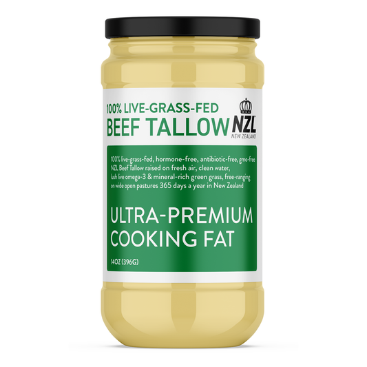 100% Live-Grass-Fed Beef Tallow NZL